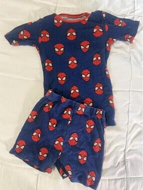 Marvel Kid's Blue and Navy Pajama